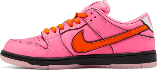 Nike Dunk Low SB x Meninas Superpoderosas "Blossom" Rosa