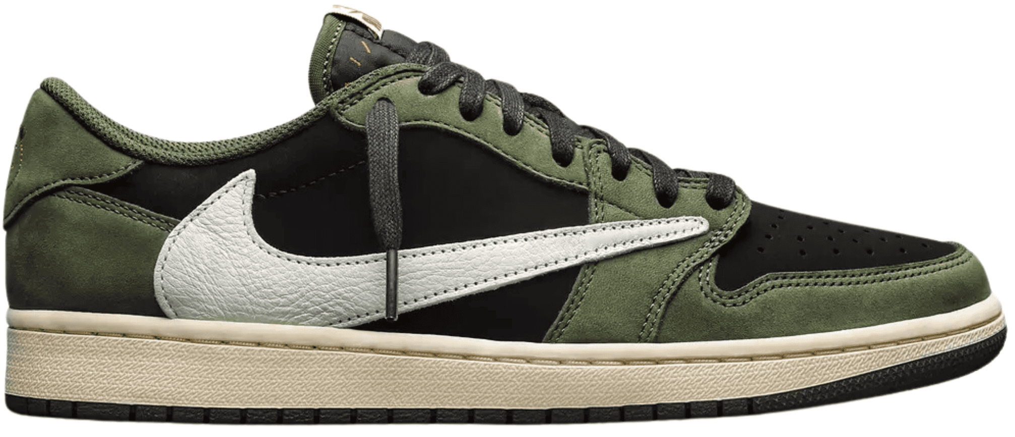 Travis Scott x Air Jordan 1 Low 'Black Olive'