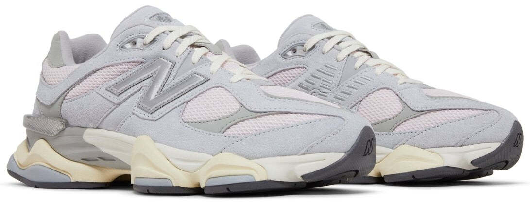 New Balance 9060 'Pink Granite Silver Metallic Silver Cinza'